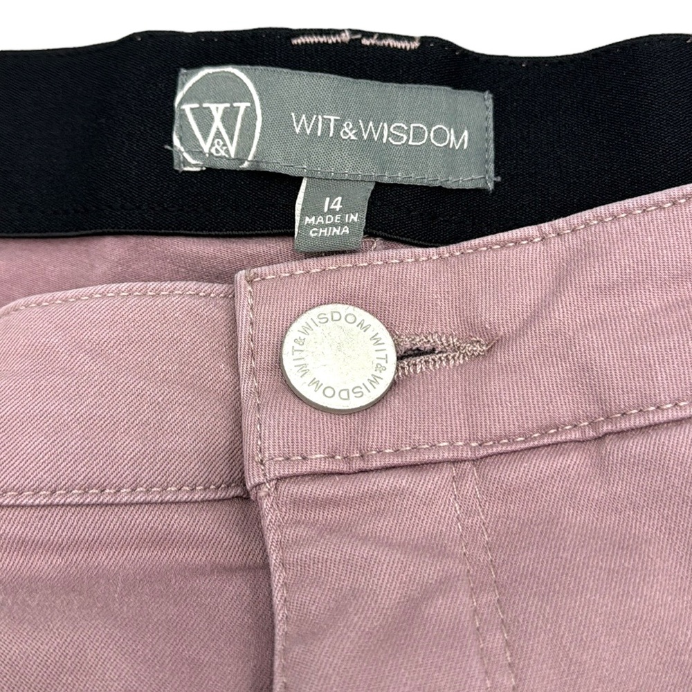Wit & Wisdom Ab Solution Stretch Twill Shorts Size 14 - Picture 4 of 16